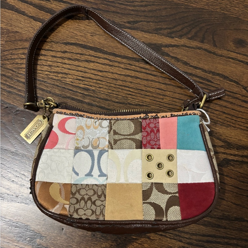 Coach | Multicolor Patchwork Shoulder Bag | Poor condition | small